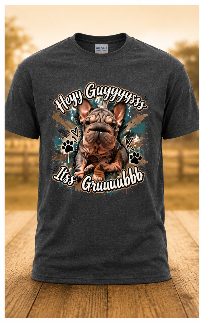 Charcoal Grub graphic T-shirt